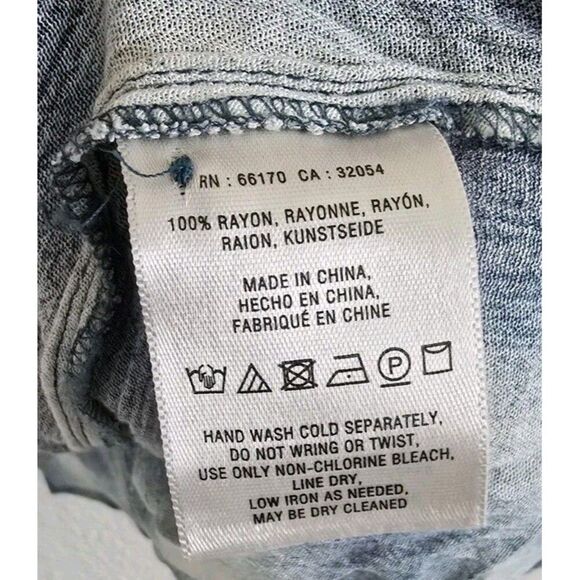 Maeve Anthropologie Plaid Rayon Oversized Peplum Tunic Cavalon Top Size Large - Picture 7 of 10